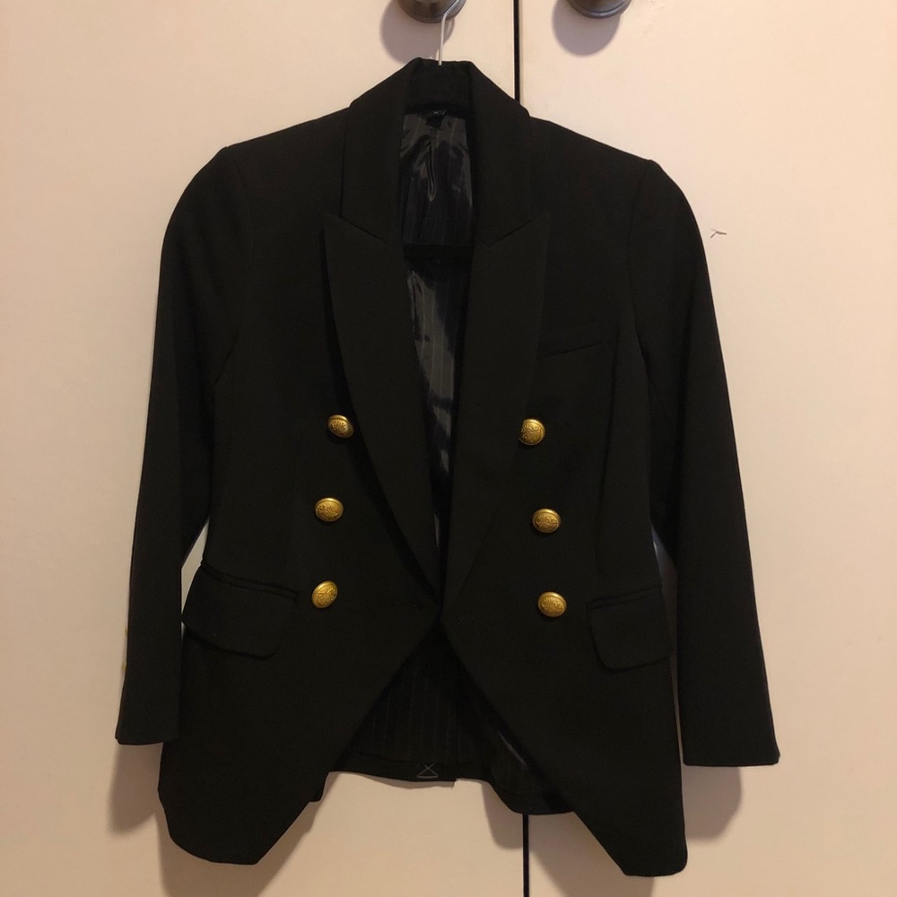 Express soft & sleek double breasted blazer - Picture 4 of 5